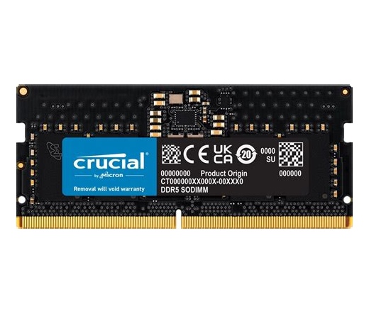 CRUCIAL DDR5 SO-DIMM 4800MHz CL40 16GB