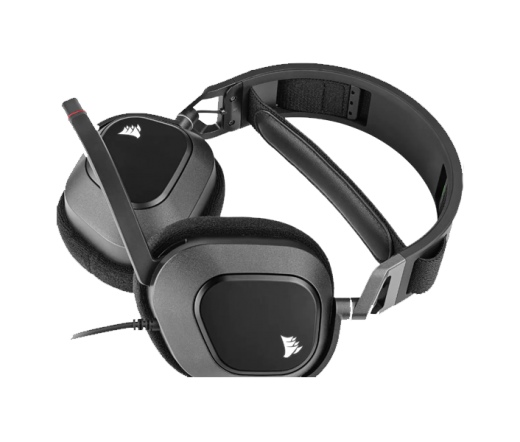 CORSAIR HS80 RGB USB Wired Gaming Headset — Carbon