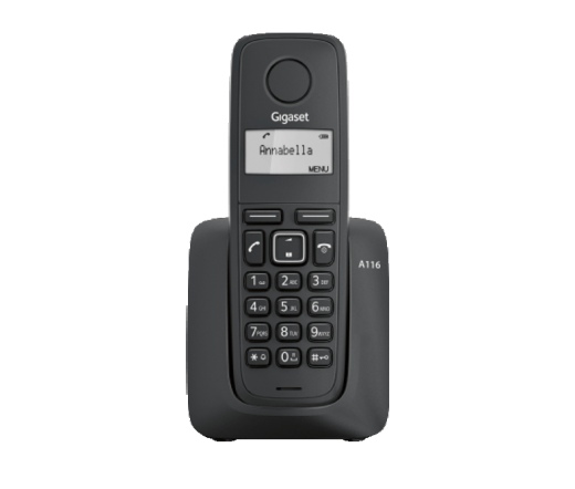 TEL GIGASET ECO DECT Telefon A116 Black