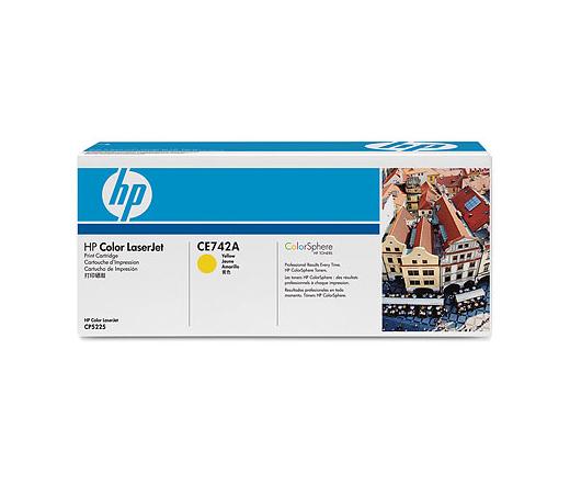 Toner HP CE742A Yellow