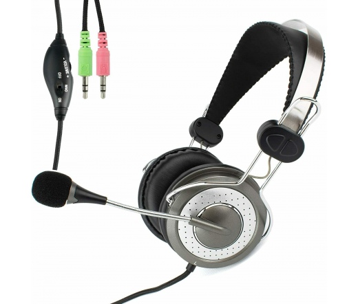 GENIUS Headphone HS-04SU Fülhall+mic+noise cancel