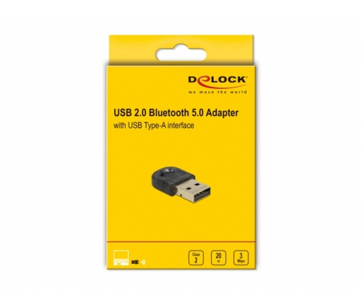 DELOCK USB 2.0 Bluetooth 5.0 mini Adapter