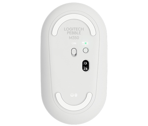 LOGITECH MOUSE Pebble M350 White