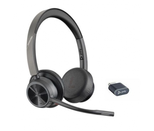 POLY Voyager 4320 UC Wireless Headset, USB-C