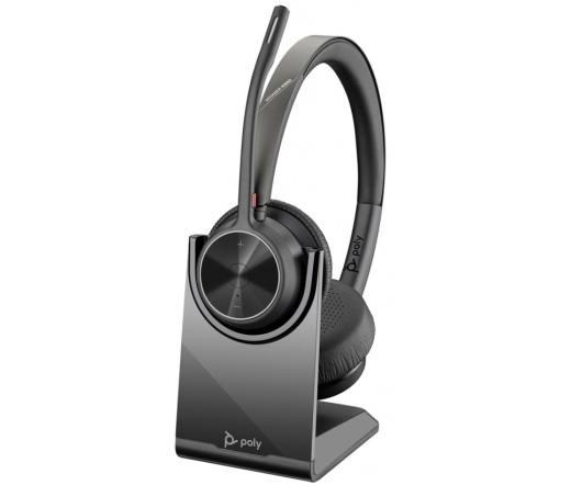 POLY Voyager 4320 UC Wireless Headset with Charge Stand, USB-C