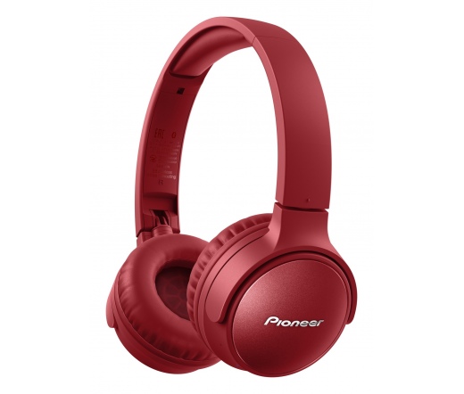 Pioneer SE-S6BN-R piros bluetooth zajszűrős fejhallgató