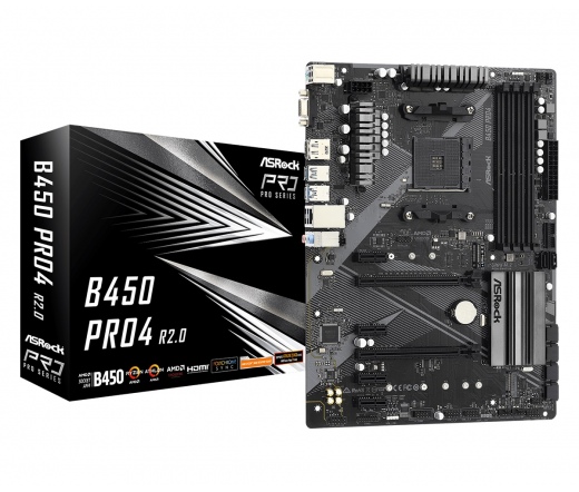 MBO Asrock B450 Pro4 R2.0