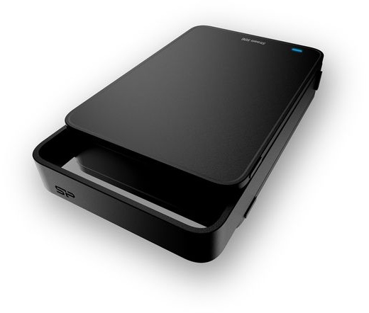 Silicon Power HDD Stream - S06 6TB 3.5", adaptor EU, Led light, Black SP060TBEHDS06C3K