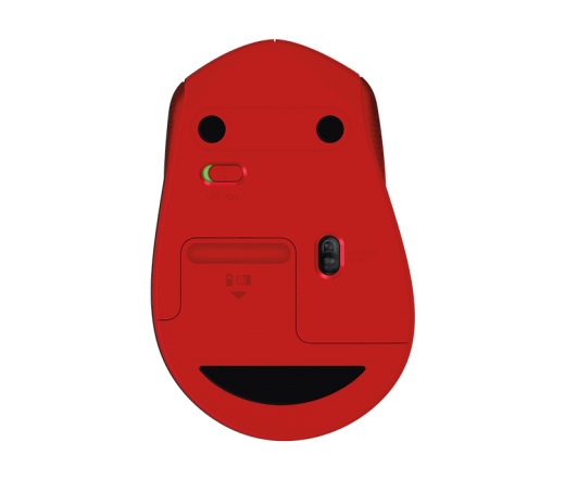 LOGITECH MOUSE M330 Silent Plus Wireless Red