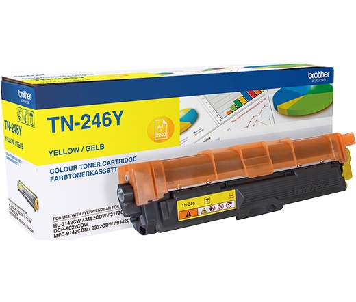 Toner Brother TN246Y Yellow