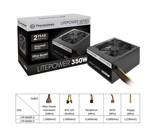 TÁP THERMALTAKE LITEPOWER GEN2 350W