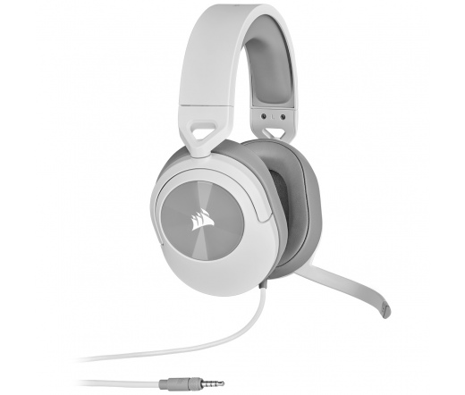 CORSAIR HS55 Stereo Wired Gaming Headset - White