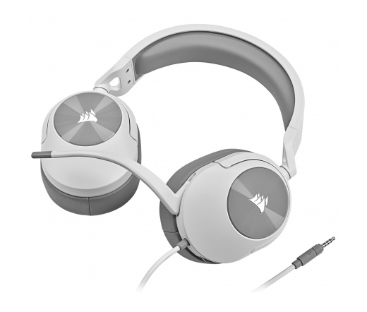 CORSAIR HS55 Stereo Wired Gaming Headset - White