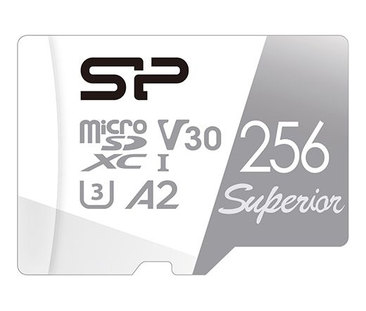 SILICON POWER memory card Superior Micro SDXC 256GB UHS-I U3 A2 V30