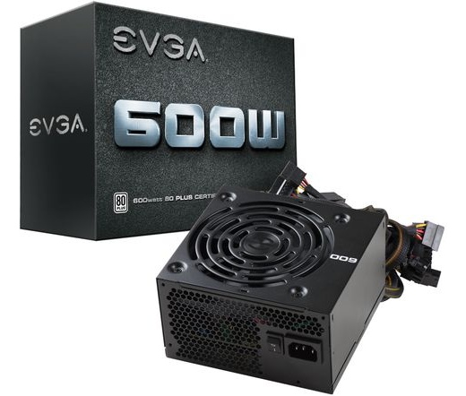 TÁP EVGA 600W, 80 Plus