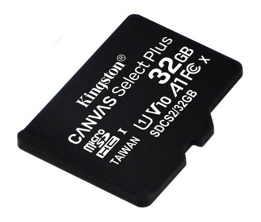 Card Micro SDHC Kingston 32GB Canvas Select Plus 100R A1 C10 + Adapter