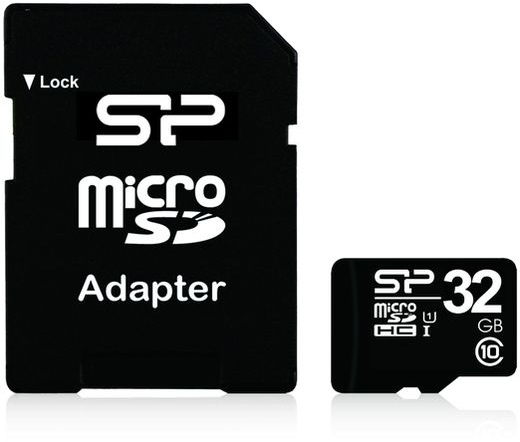 Card MICRO SDHC Silicon Power 32GB CL10 1 Adapter