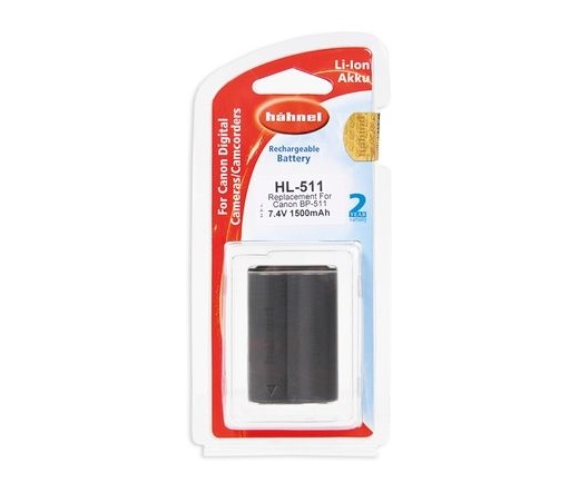 HAHNEL HL-511S akkumulátor (Canon BP-511 1500mAh)