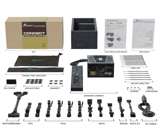 SEASONIC Connect 750W 80Plus Gold
