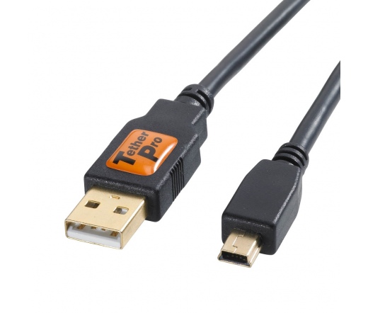 TETHER TOOLS TetherPro USB 2.0 Male to Mini-B 5 pin, 15, BLK
