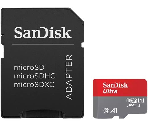 SANDISK Ultra MicroSDXC CL10 A1 140MB/s 128GB + adapter