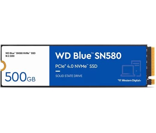 WD Blue SN580 M.2 PCIe Gen4 NVMe 500GB