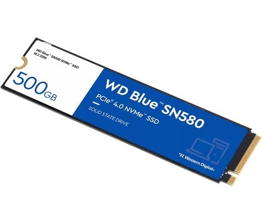 WD Blue SN580 M.2 PCIe Gen4 NVMe 500GB