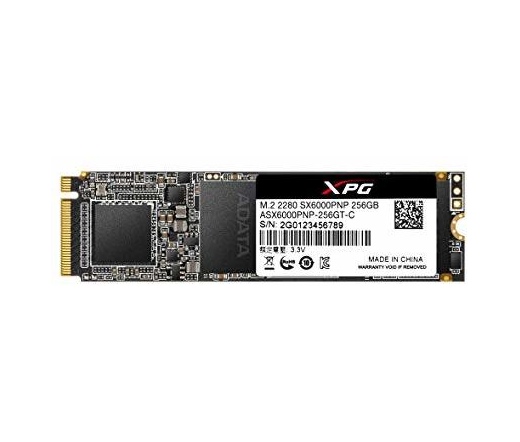 ADATA SSD M.2 2280 NVMe PCIe Gen3 x4 256GB ASX6000