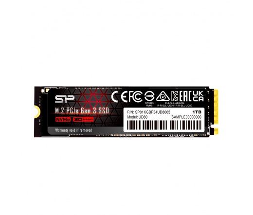 SILICON POWER SSD UD80 1TB M.2 PCIe Gen3 x4 NVMe 3400/3000 MB/s