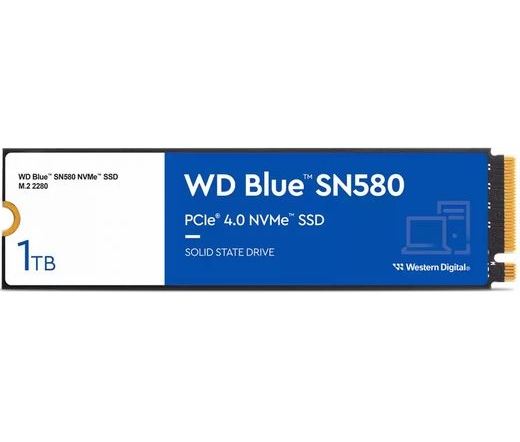 WD Blue SN580 M.2 PCIe Gen4 NVMe 1TB