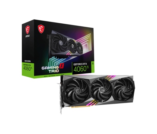 MSI GeForce RTX 4060 Ti Gaming X Trio 8G GDDR6