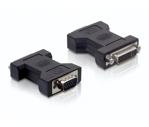 DELOCK Adapter DVI 24+5pin female -> VGA 15pin male (65017)