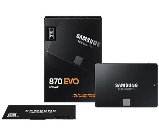 SSD SATA 2,5" SAMSUNG 2TB 870 EVO Series