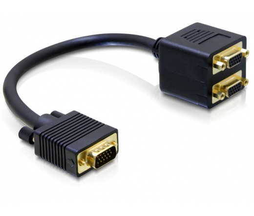 DELOCK Adapter VGA male to 2x VGA female (65060)