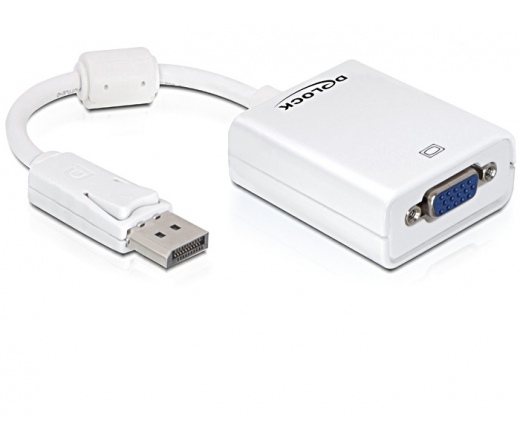 DELOCK Adapter Displayport male -> VGA 15pin female (61766)