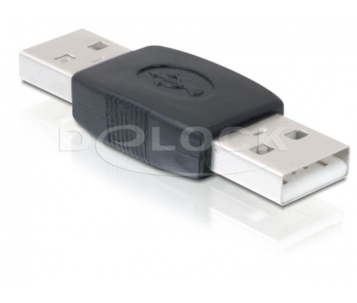 DELOCK Adapter Gender Changer USB-A male - USB-A male (65011)