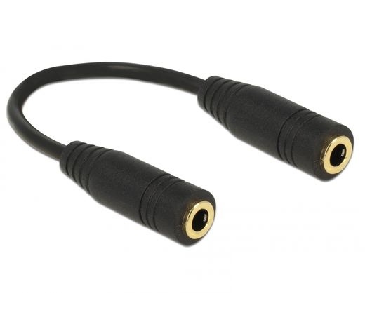 DELOCK Adapter Audio Klinke 3.5mm 4Pin-Bu > Bu 0.13m