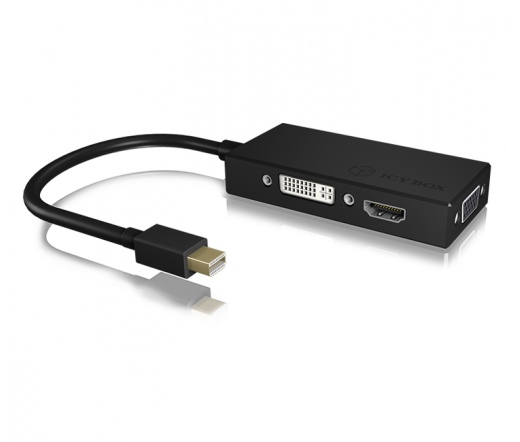 RAIDSONIC Icy Box IB-AC1032 mini DisplayPort -> HDMI/DVI-D/VGA 3-in-1 Adapter