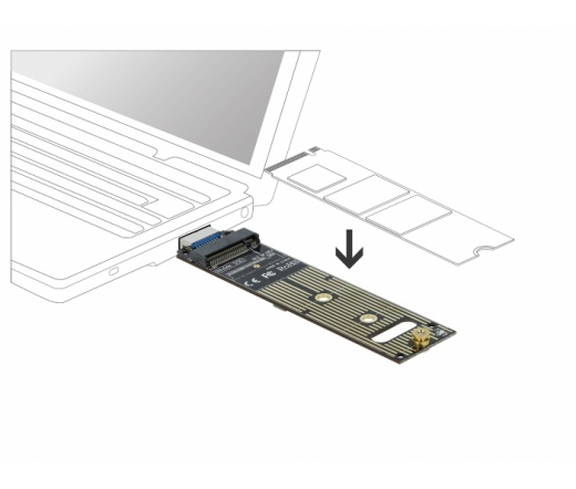 Delock M.2 NVMe PCIe SSD átalakító USB 3.1 Gen 2-vel