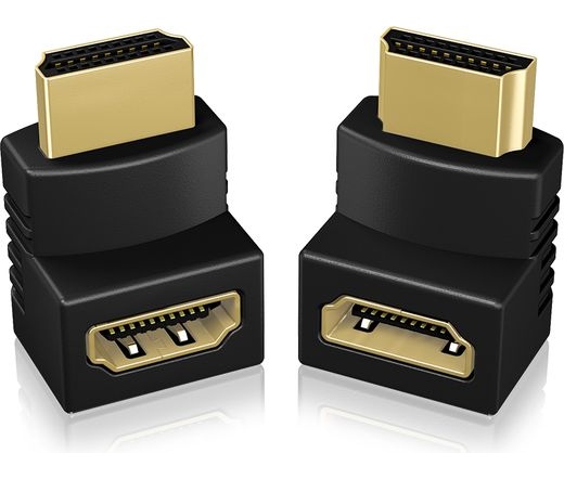 RAIDSONIC Icy Box IB-CB009-1 Set of 2x HDMI® angle adapters with two different directions