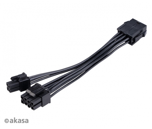 AKASA 8-Pin to 8+4 pin Power Adapter Cable