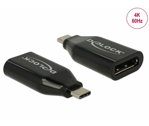 DELOCK USB Type-C apa DisplayPort anya 4K 60Hz