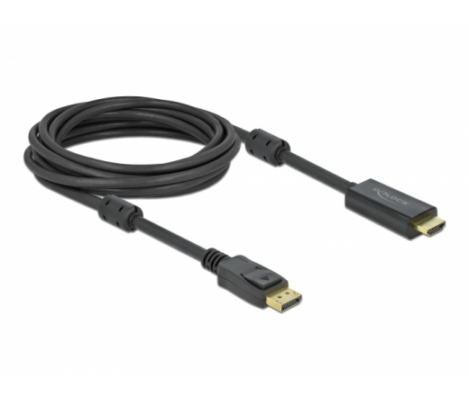 Delock Aktív DisplayPort 1.2 - HDMI kábel 4K 60 Hz 5 méter hosszú