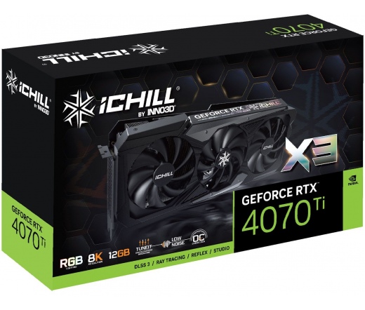 INNO3D GeForce RTX 4070 Ti iChill X3 12GB GDDR6X