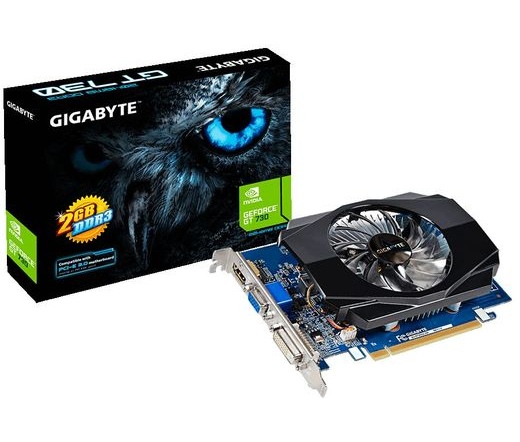 VGA GIGABYTE PCIE GT730 2048MB GDDR3