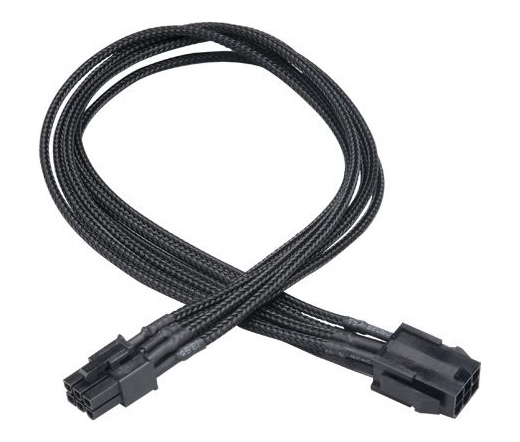 AKASA Flexa V6 - 6 pin VGA power 40cm extension cable