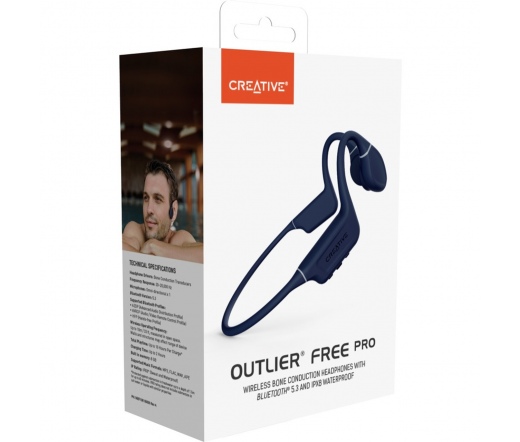 CREATIVE Outlier Free Pro - Wireless Bone Conduction Headphones with Bluetooth 5.3 and IPX8 Waterproof