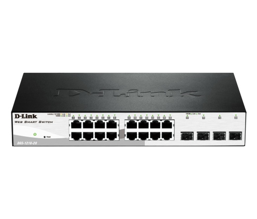 NET D-LINK DGS-1210-20 16x1000Mbps Switch/4SFP smart