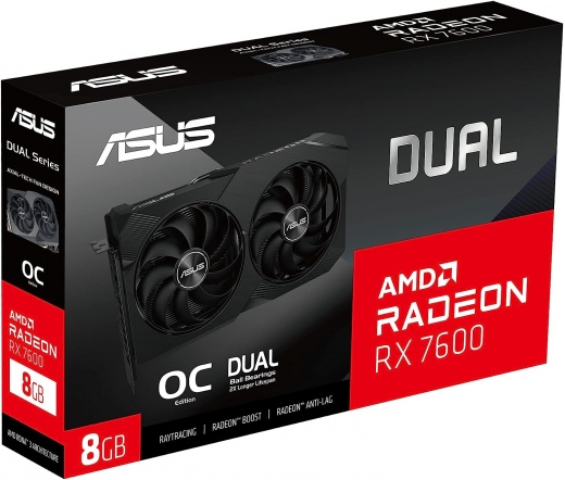 ASUS Dual Radeon RX 7600 V2 OC Edition 8GB GDDR6