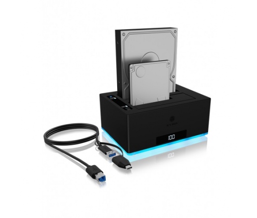 RAIDSONIC Icy Box IB-127CL-U3 docking and clone station